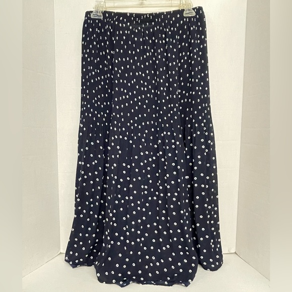 Set of two Robbie Bee vintage pleated navy and black skirts size large - Picture 1 of 14